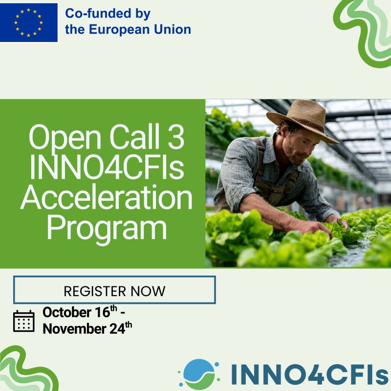INNO4CFIs Accelerator Announces Third Open Call, Driving Carbon Farming & Green Tech Innovation  Across Europe