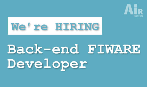 Back-end FIWARE Developer/ Full time or Part time