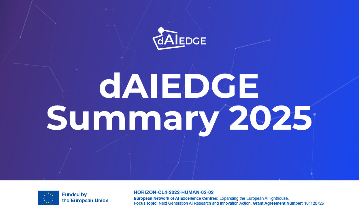 dAIEDGE and strengthening European leadership in Edge AI