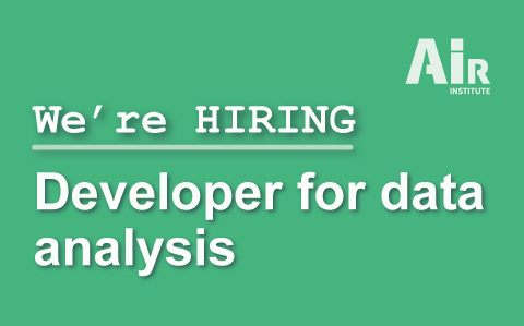  Developer for data analysis