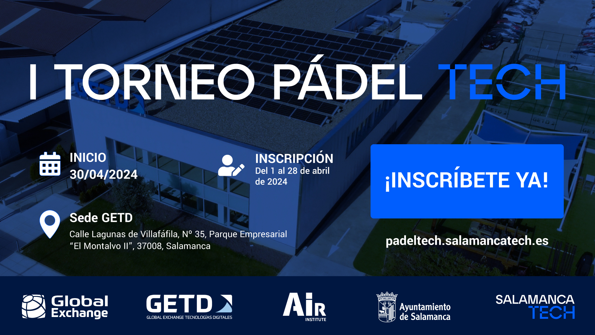 AIR Institute organises the I Padel Tech Tournament together with the Salamanca City Council and Global Exchange Tecnologías Digitales