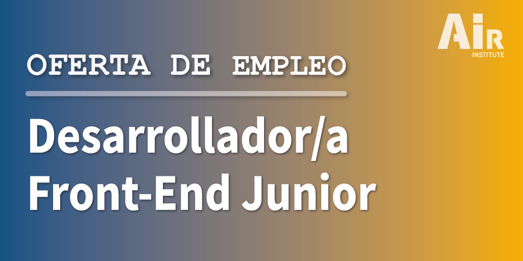 DESARROLLADOR/A FRONT-END JUNIOR